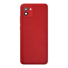 166mm batterij cover en back camera lens en bezel voor Samsung Galaxy A03 A035 A035G Europese versie rood origineel