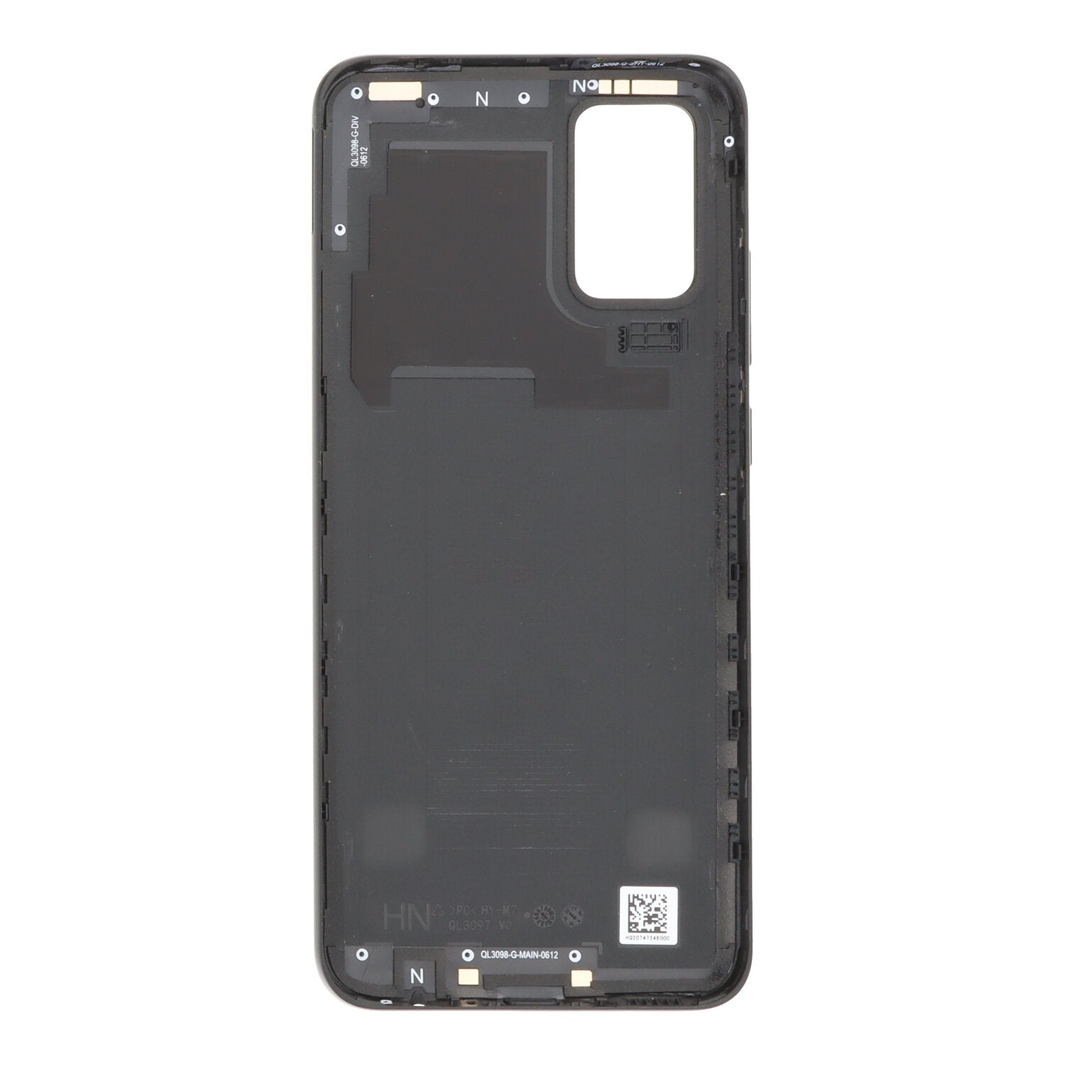 166mm batterij cover voor Samsung Galaxy A02s A025G Europese versie zwart origineel