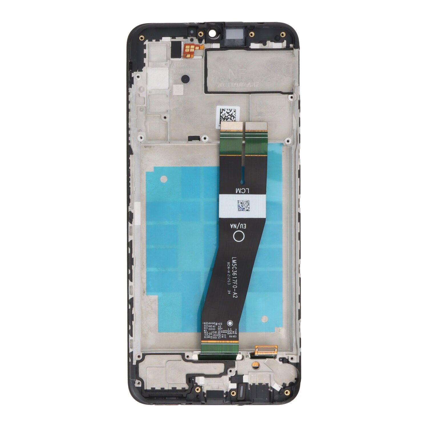 166mm Display Met Frame voor Samsung Galaxy A03s A037 A037G Europese Versie Zwart Origineel