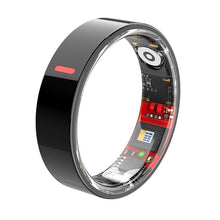 17.2mm diameter high precision algorithm smart ring met oplaadcase zwart