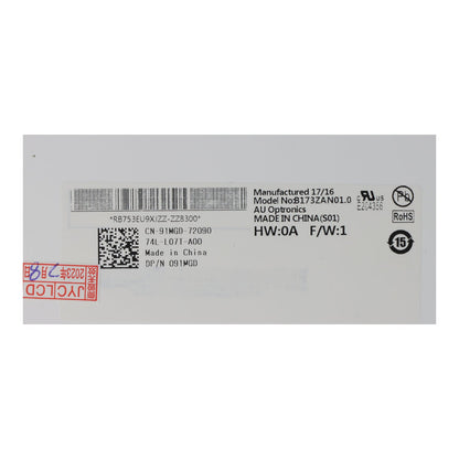 17.3 Inch B173ZAN01.0 LCD Display Non - Touch Matte 3840*2160 Origineel eDP 40Pin