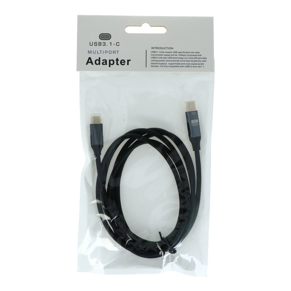 1.8m USB - C naar Mini Displayport (Male) Same Screen Adapter