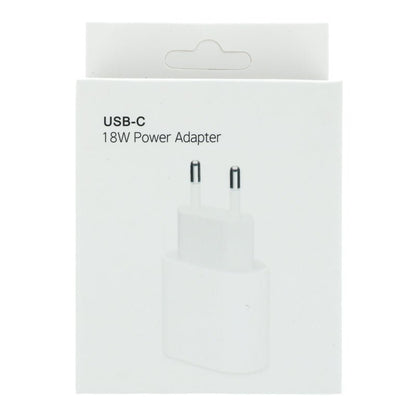 18W USB - C PD oplader voor iPhone 8 - 11 Pro Max wit EU stekker