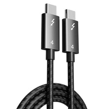 1m 100w 40gbps 8k 60hz USB - C naar USB - C PD snellaadkabel voor mobiel full - featured datakabel zwart