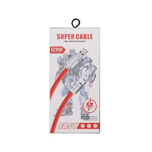 1m 120w 6a elbow 180° roteren vloeibaar siliconen usb - c poort snellaad datakabel oranje