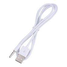 1M 3.5mm (Male) naar USB - oplaadkabel wit