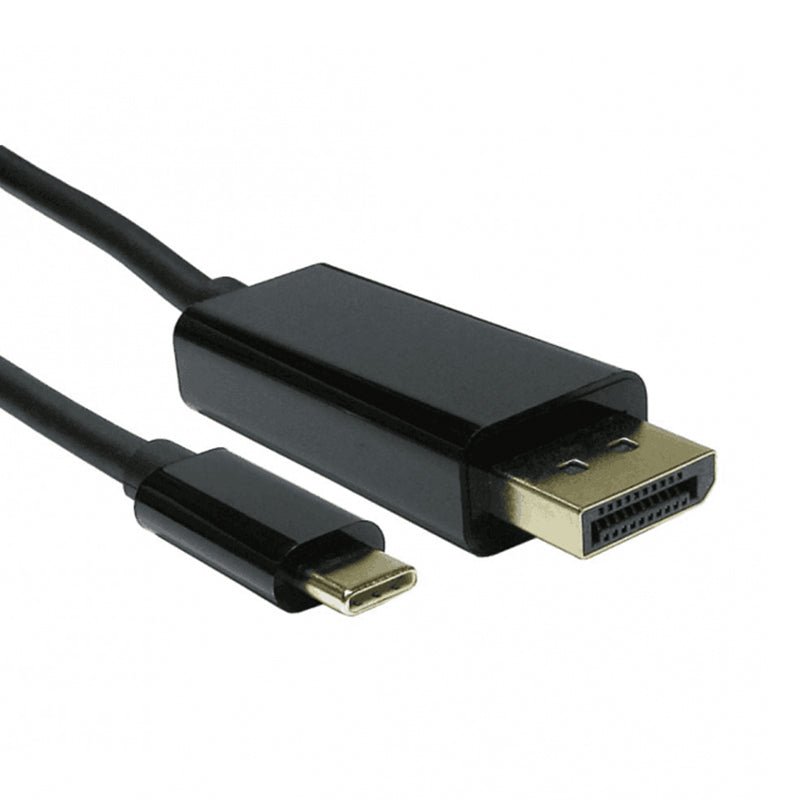 1m 4k 60hz usb - c naar dp (male) kabel zwart