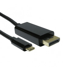 1m 4k 60hz usb - c naar dp (male) kabel zwart