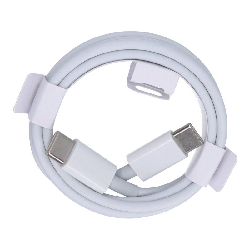 1M 65W USB - C naar USB - C oplaad - en datakabel wit HQ