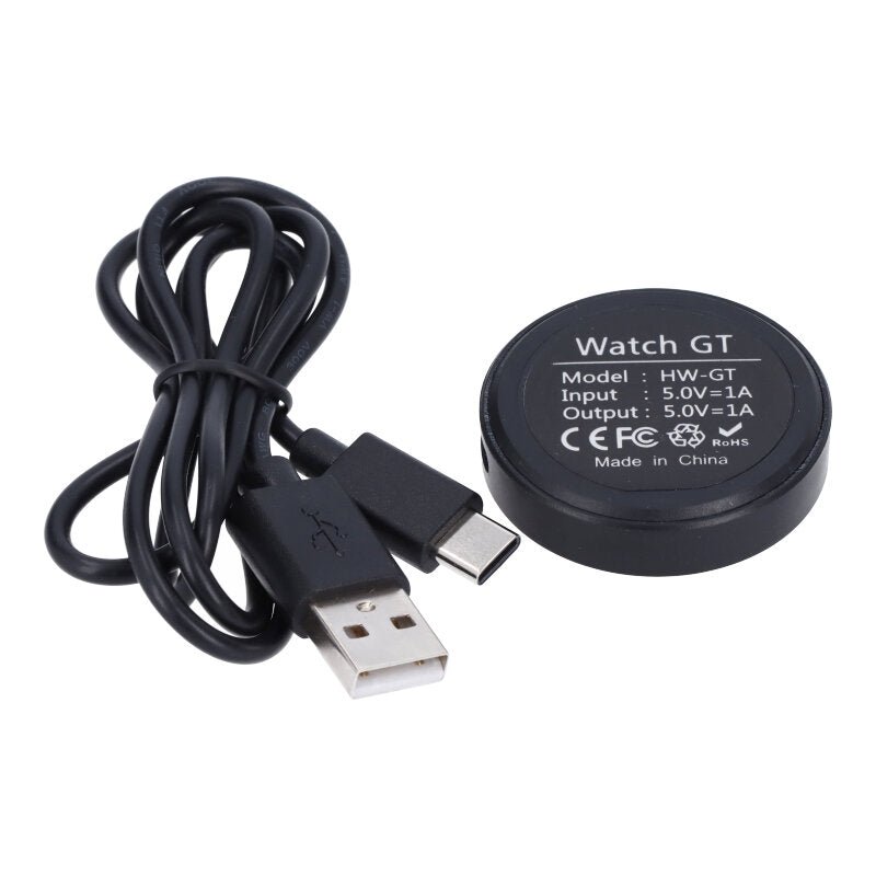1M draagbare magnetische opladers voor Huawei Watch GT2/GS Pro/Magic 1/2 zwart