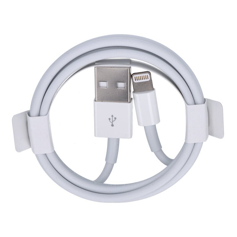 1m Lightning naar USB Kabel met verpakking voor iPhone 5 - 8 Plus/iPad 4/iPad Air/iPad Air 2 Wit (Origineel)
