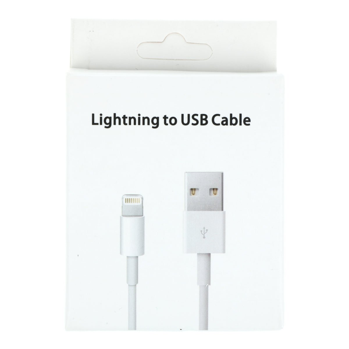 1m Lightning naar USB Kabel met verpakking voor iPhone 5 - 8 Plus/iPad 4/iPad Air/iPad Air 2 Wit (Origineel)