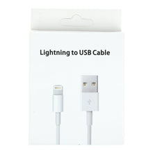 1m Lightning naar USB Kabel met verpakking voor iPhone 5 - 8 Plus/iPad 4/iPad Air/iPad Air 2 Wit (Origineel)