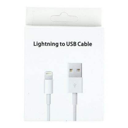 1m Lightning naar USB Kabel met verpakking voor iPhone 5 - 8 Plus/iPad 4/iPad Air/iPad Air 2 Wit (Origineel)