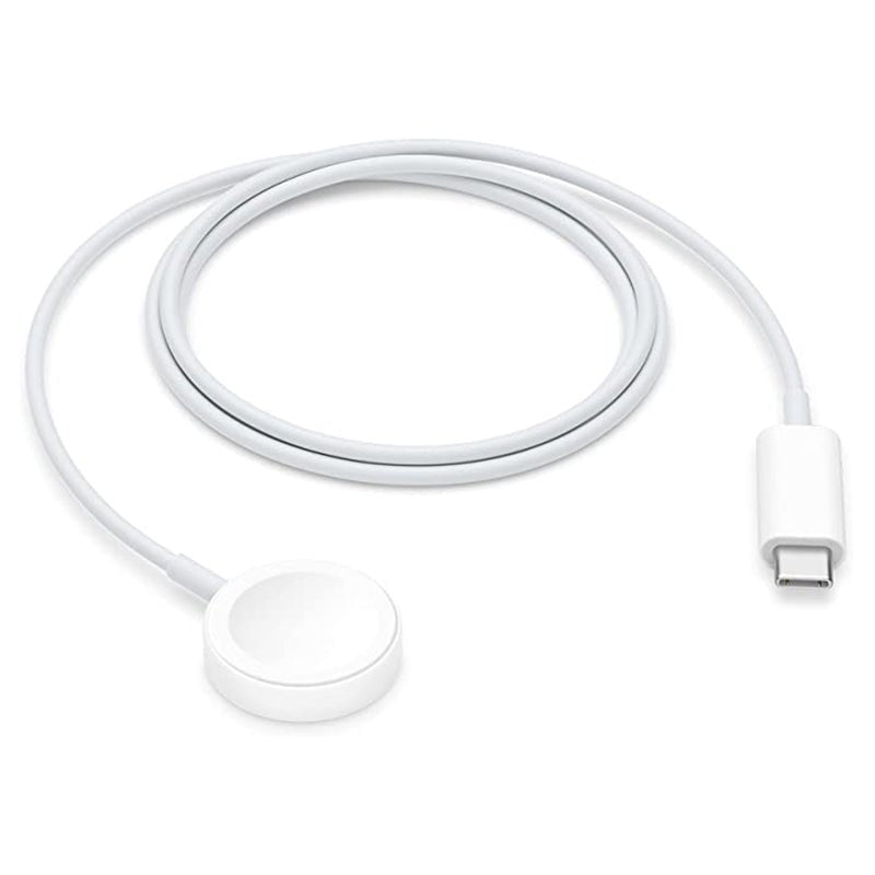 1M USB - C poort ABS magnetische snelle oplader voor Apple Watch HQ Wit