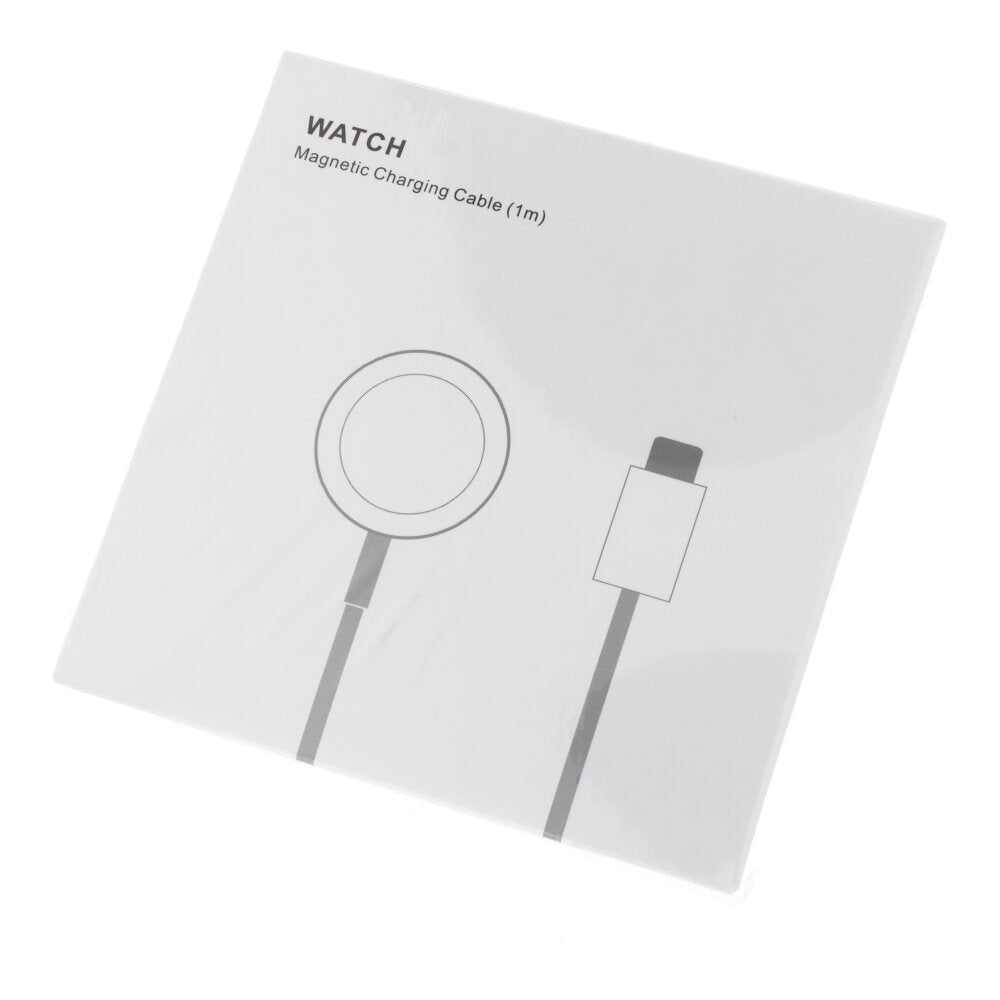 1M USB - C poort ABS magnetische snelle oplader voor Apple Watch HQ Wit