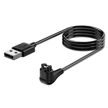 1M USB (Male) naar 90 graden Garmin Watch Port Oplaadkabel voor Garmin Smartwatch Origineel Zwart