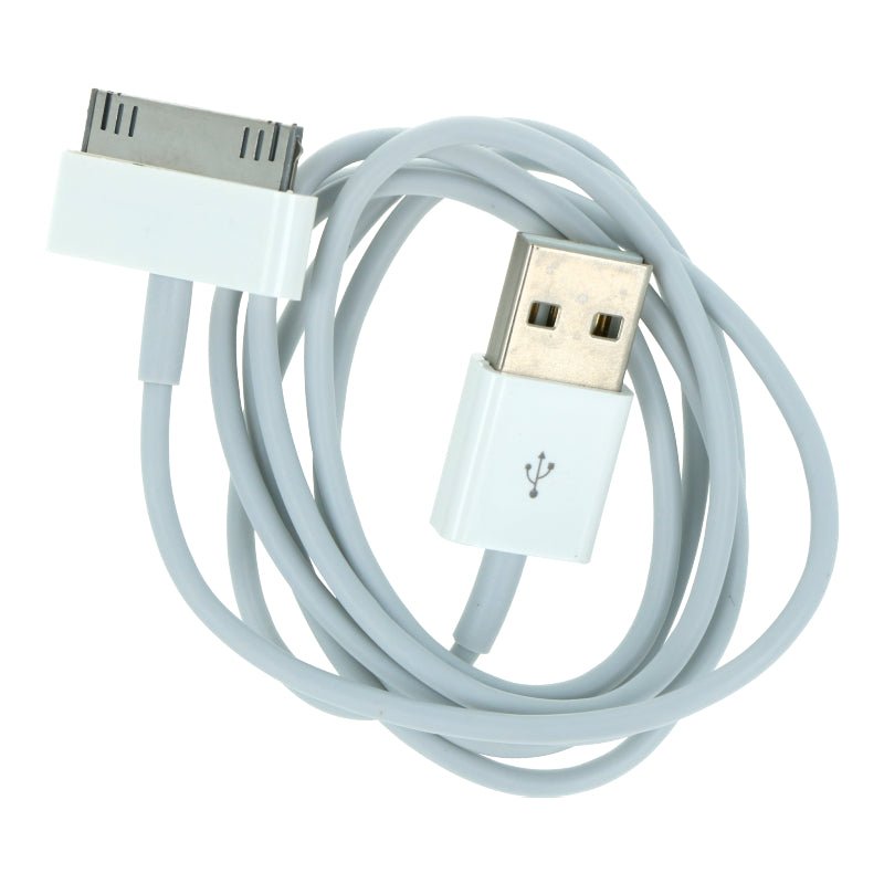 1M USB oplaad en datakabel voor iPhone 4/4S iPad 2/3 wit HQ