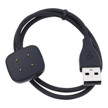 1M USB oplaad - en gegevensstation oplader voor Fitbit Versa 3/Sense zwart HQ