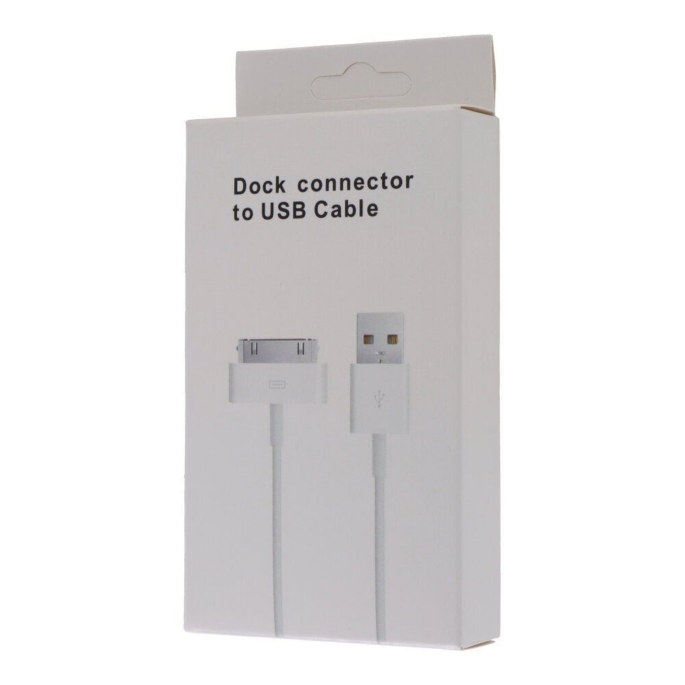 1M USB oplaadkabel met verpakking voor iPhone 4/4S iPad 2/3 Wit HQ