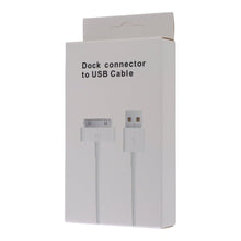 1M USB oplaadkabel met verpakking voor iPhone 4/4S iPad 2/3 Wit HQ