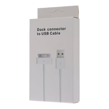 1M USB oplaadkabel met verpakking voor iPhone 4/4S iPad 2/3 Wit HQ