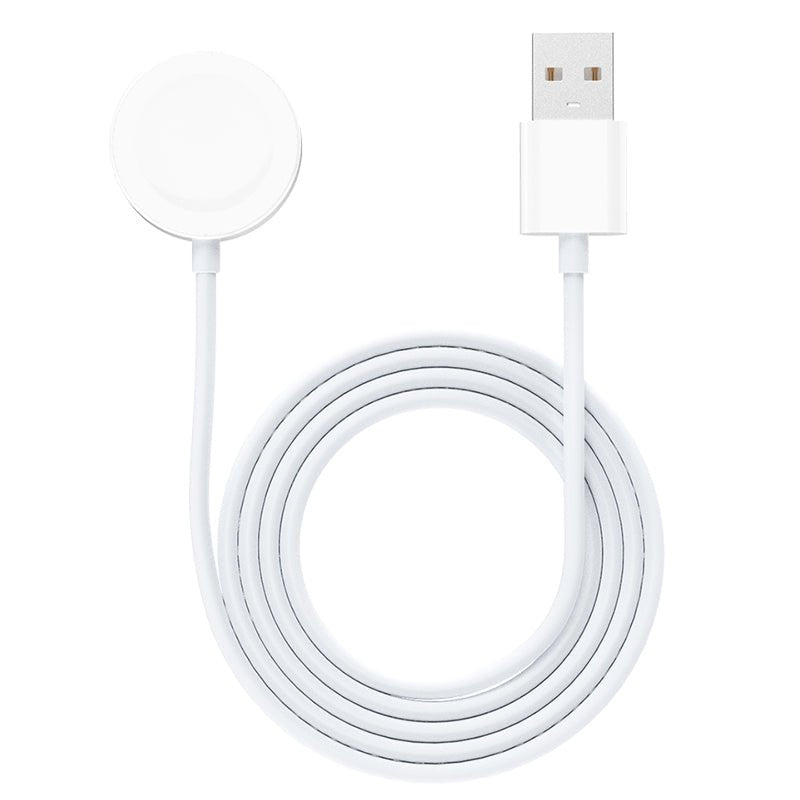 1m USB - poort ABS magnetische snelle oplader voor Apple Watch HQ wit