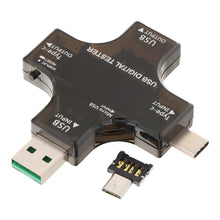 2 in 1 multifunctionele USB - C/USB LCD digitale multimeter spannings - stroom testers