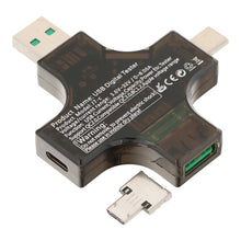2 in 1 multifunctionele USB - C/USB LCD digitale multimeter spannings - stroom testers