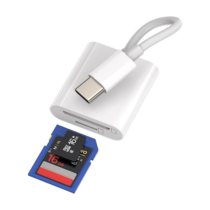 2 in 1 USB - C naar SD/TF kaartlezer voor Android