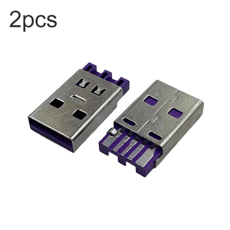 2 stuks 65W 5A USB Male Chuck voor snel opladen met 5 pin PCB