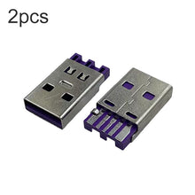 2 stuks 65W 5A USB Male Chuck voor snel opladen met 5 pin PCB