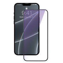 2 stuks Baseus 0.3mm anti blauw licht full screen tempered glass screen protector voor iPhone 13/13 Pro zwart