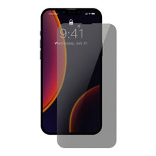 2 stuks Baseus 0.3mm anti - glare privacy tempered glass voor iPhone 13 Mini transparant