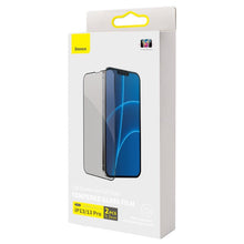 2 stuks Baseus 0.3mm Anti - glare Privacy Volledig Display Tempered Glass screenprotector voor iPhone 13/13 Pro zwart