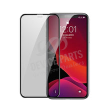 2 stuks Baseus 0.3mm volledige - scherm gebogen privacy tempered glass film met stofpreventie voor iPhone 11 Pro Max zwart