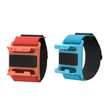 2 stuks DOBE TNS - 3180 links en rechts verstelbare polsbanden voor Nintendo Switch 2 Joy - Con rood + blauw