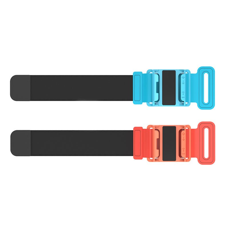 2 stuks DOBE TNS - 3180 links en rechts verstelbare polsbanden voor Nintendo Switch 2 Joy - Con rood + blauw