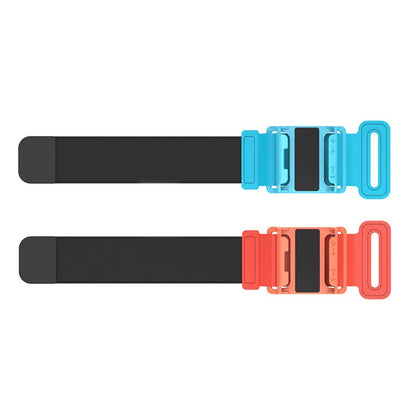 2 stuks DOBE TNS - 3180 links en rechts verstelbare polsbanden voor Nintendo Switch 2 Joy - Con rood + blauw