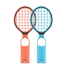 2 stuks DOBE TNS - 3181 tennisracket voor Nintendo Switch/Switch OLED/Switch 2 Joy - Con rood + blauw