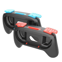 2 stuks GP - 361 linker en rechter brackethouder handgreep voor Nintendo Switch 2 Joy - Con zwart rood + zwart blauw