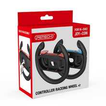 2 stuks GP - 362 linker en rechter racegames stuurwielgreep voor Nintendo Switch 2 Joy - Con zwart rood + zwart blauw