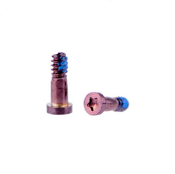 2 stuks onderste schroeven voor iPhone 6S Plus/6S Rose Gold Origineel