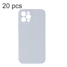 20 stuks Tuoli blanco DIY hitteoverdracht zachte plastic enkel hoesje voor iPhone 12 Pro Max wit