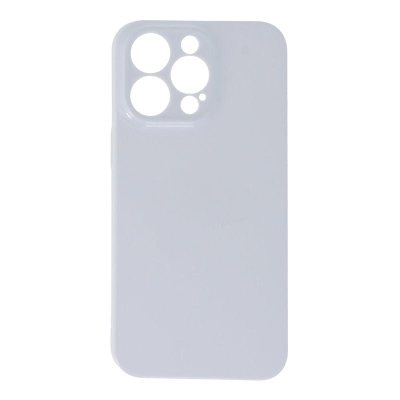 20 stuks Tuoli blanco DIY warmteoverdracht soft plastic enkele hoes voor iPhone 15 Pro Max wit