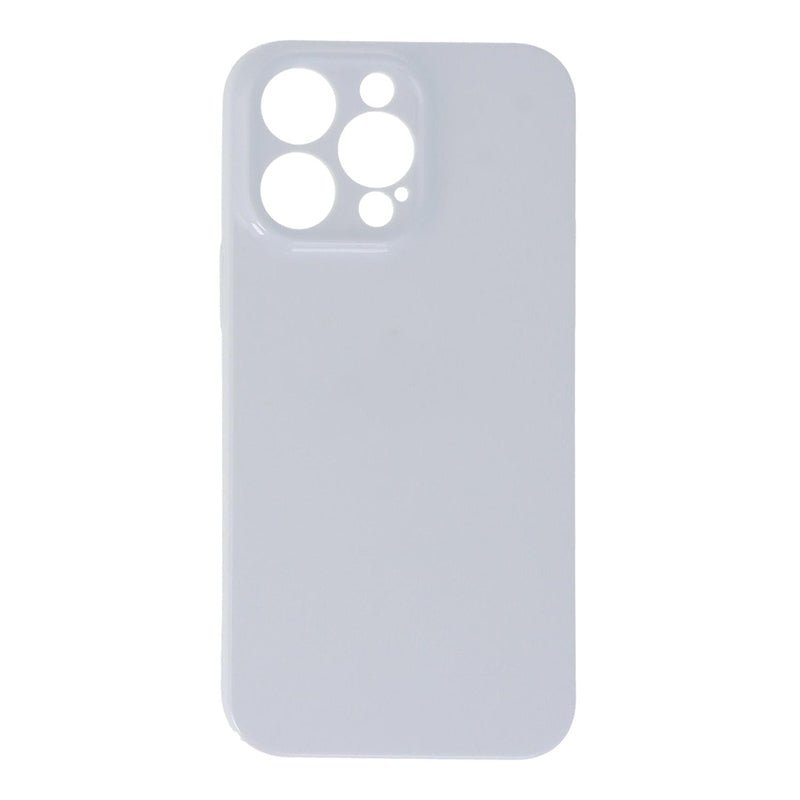 20 stuks Tuoli lege doe - het - zelf hitteoverdracht zachte plastic enkele case voor iPhone 14 Pro Max wit
