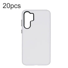 20 stuks Tuoli PC blanco diy hitte transfer harde plastic dubbele telefoonhoesjes voor Samsung Galaxy S25 Ultra wit+zwart