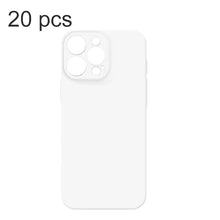 20 stuks Tuoli pc blanco diy hitteoverdracht harde plastic hoes voor iPhone 16 Pro wit