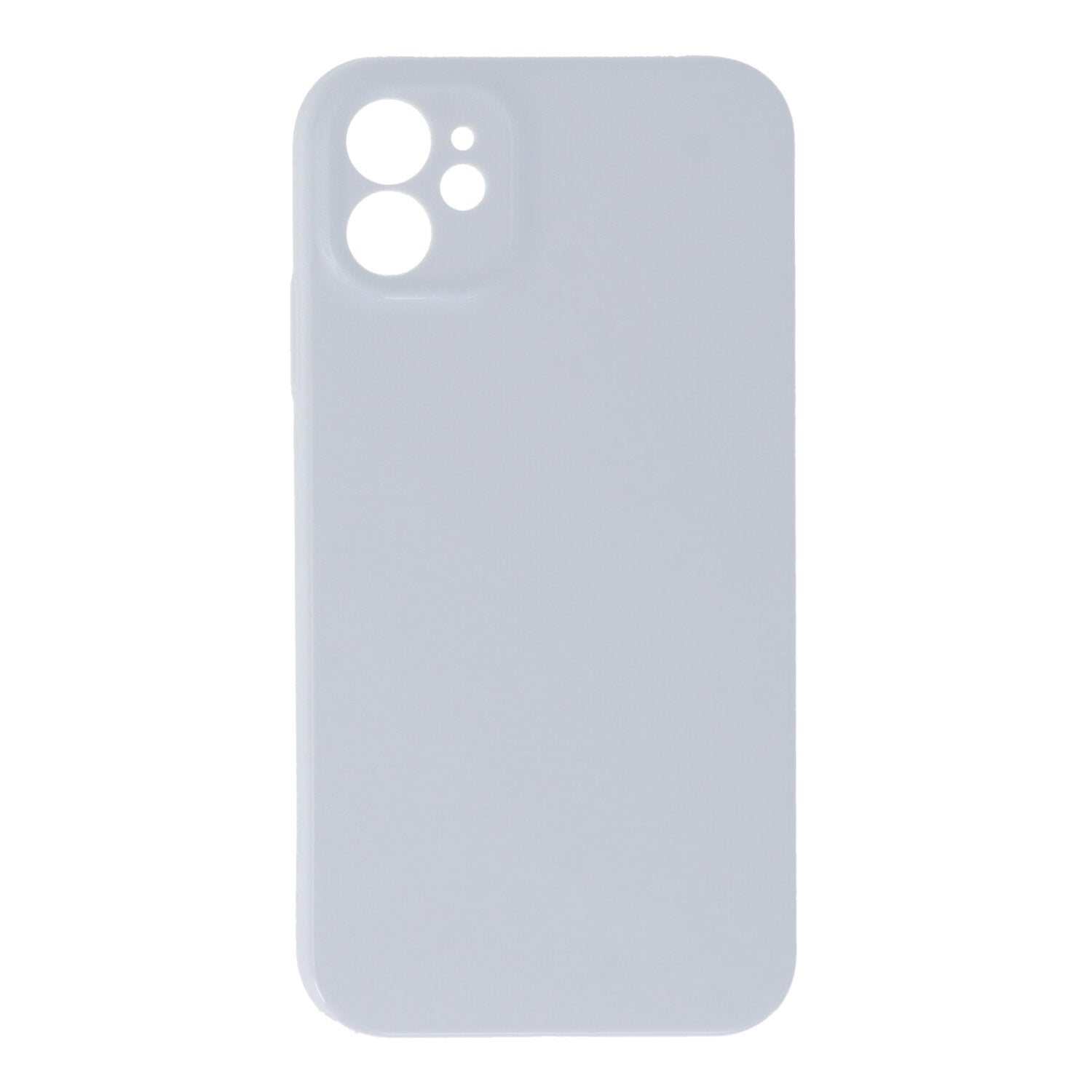 20 stuks Tuoli pc lege diy hitteoverdracht harde plastic case voor iPhone 11 wit