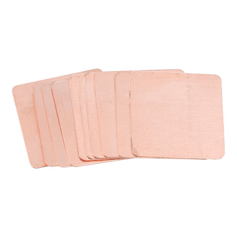 20*20*0.3mm koper radiator voor telefoonreparatie chip 10 stuks in een set